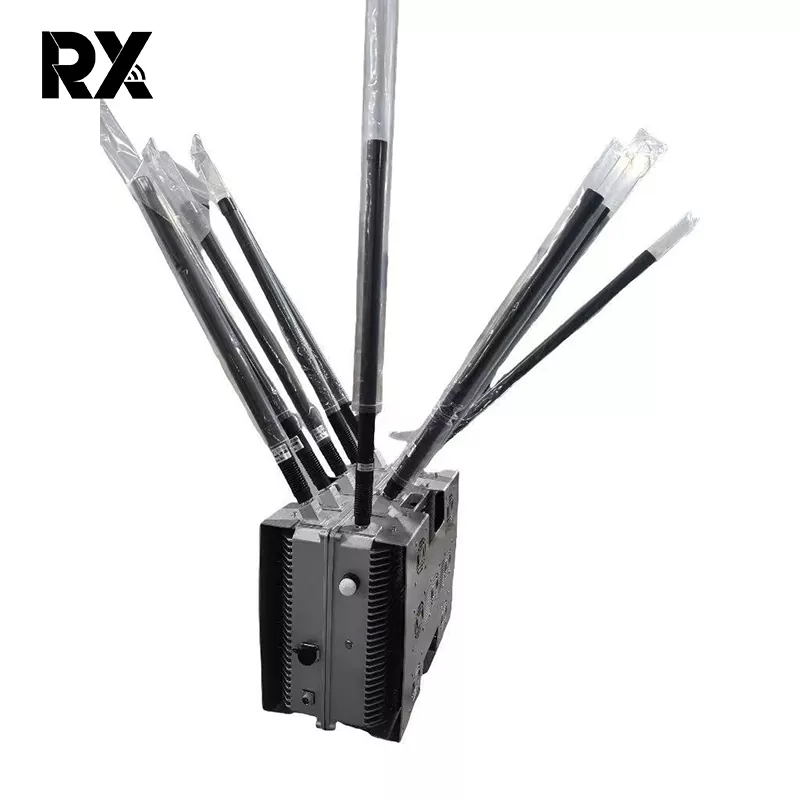 Peralatan Jamming Deteksi 360° Pita Penuh 10 Saluran