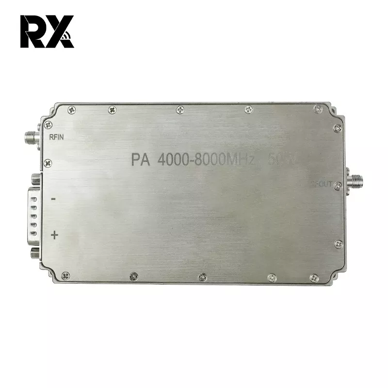 Sistem RF Penguat Daya Ultra-Wideband C-Band 4-8 GHz 50W